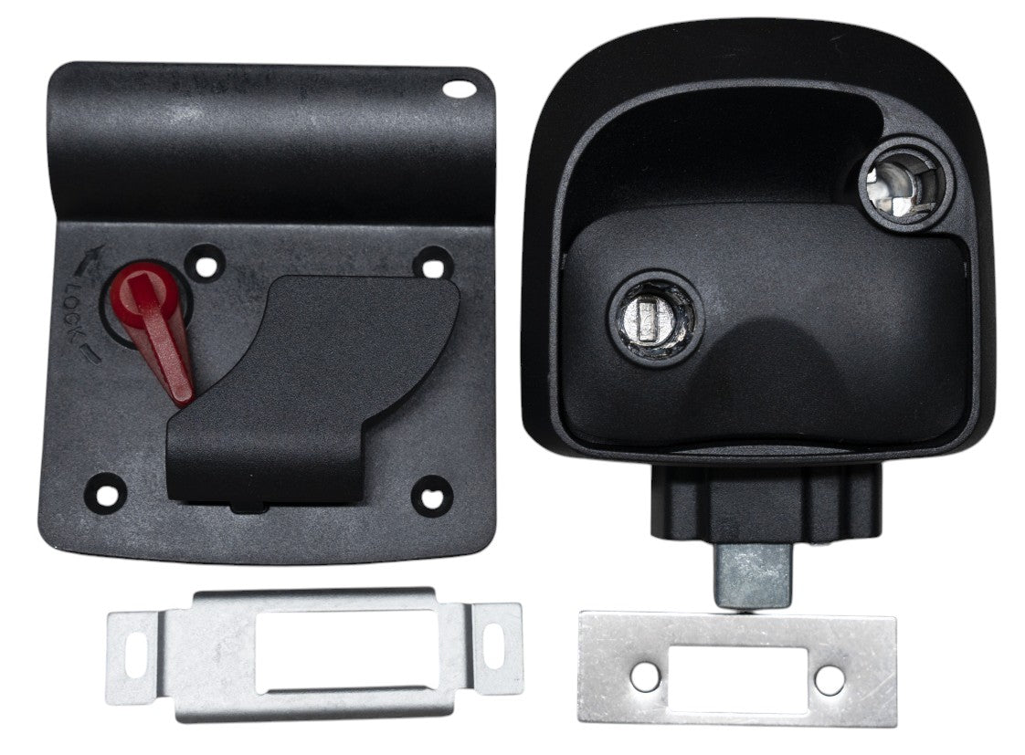 Black Series OEM Door Lock Assembly 2019-2021 – complete kit: inner handle, outer lock body, strike plates