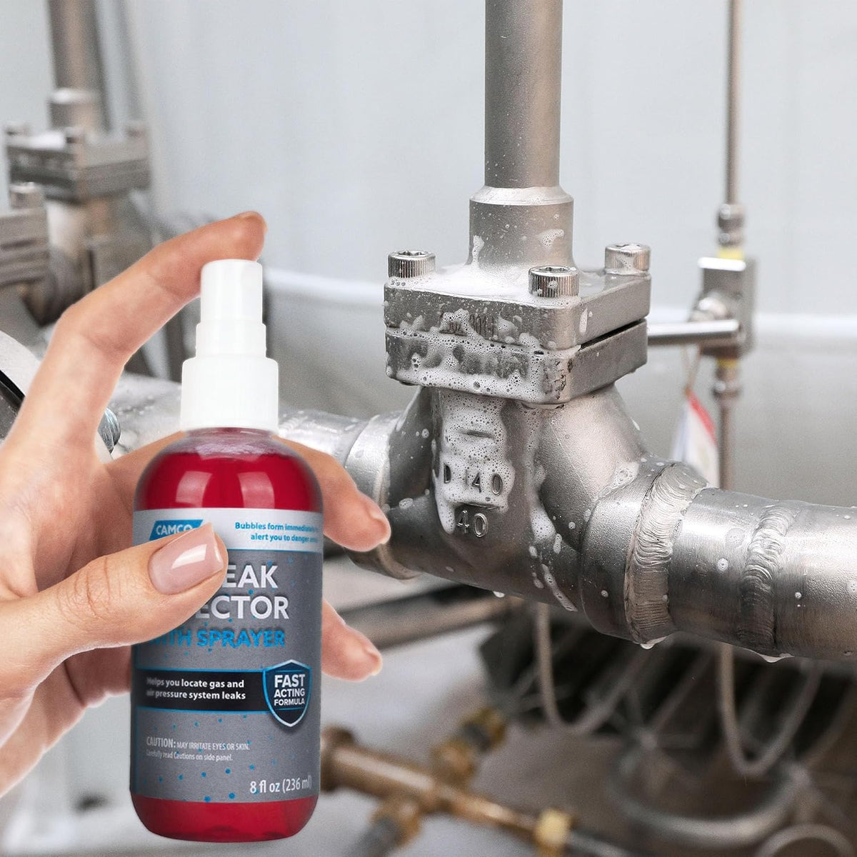 Camco Gas Leak Detector Spray with Sprayer, 8 oz - view 4