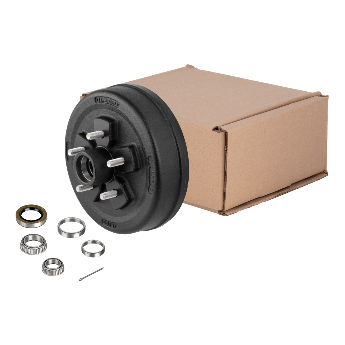 Lippert 10" Trailer Brake Hub with Bearing Kit, 3,500 lb Axle