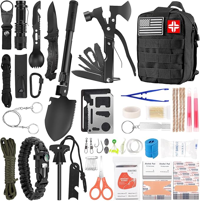 Emergency Survival & First Aid Kit 142pc