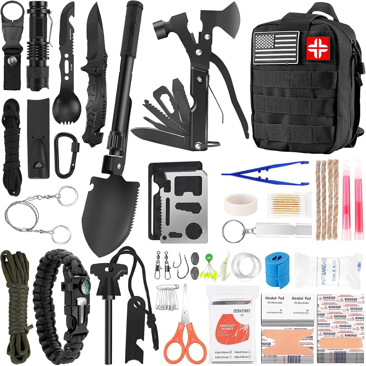 Emergency Survival & First Aid Kit 142pc – product photo