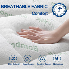 RV short queen mattress topper