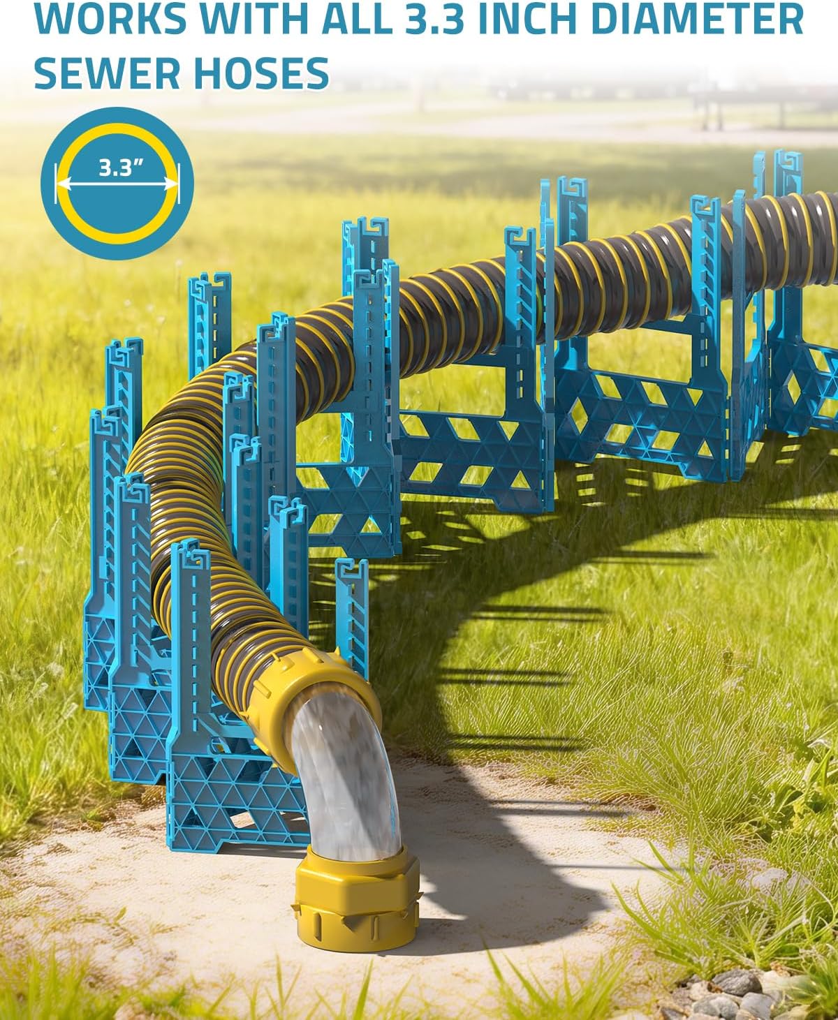20 ft RV sewer hose support
