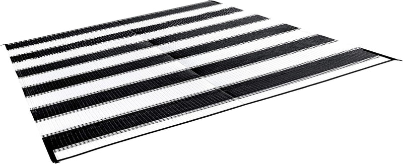 Camco Reversible Outdoor Mat, Charcoal Stripe, 6' x 9' - view 4