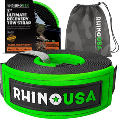 Rhino USA recovery tow strap 3 in x 20 ft