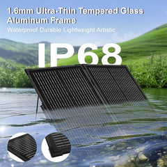 200W Portable Solar Panel Kit 20A PWM