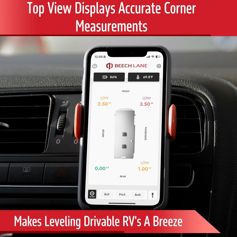 Wireless RV leveling system