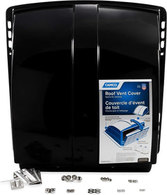 Camco Roof Vent Cover, Black, 14" x 14" Vents - view 4