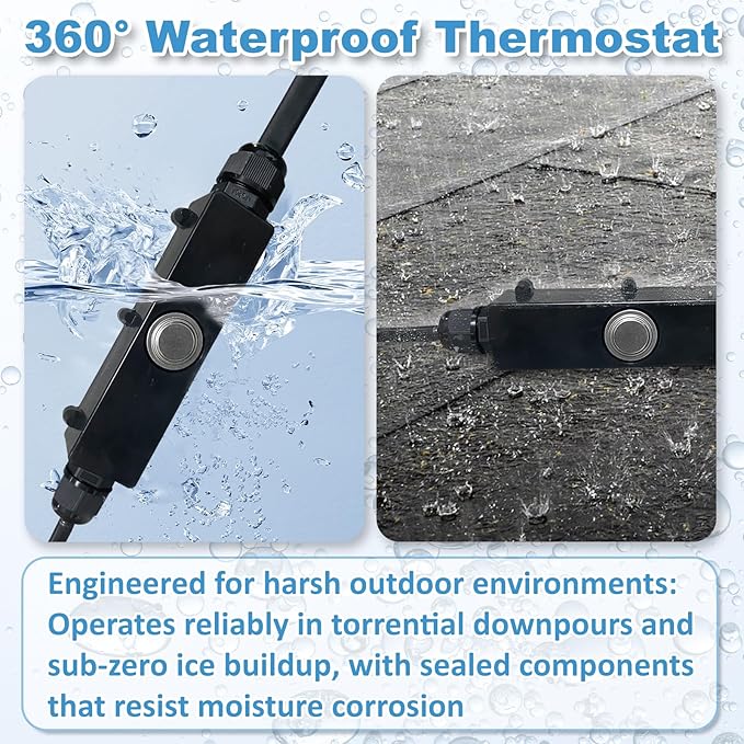 Heated RV Water Pipe Self-Regulating 5/8" ID
