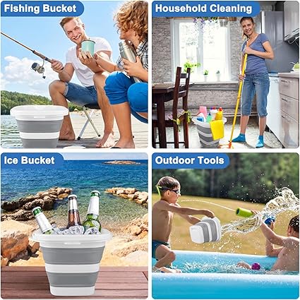 Collapsible 5L Wash Bucket Multi-Use