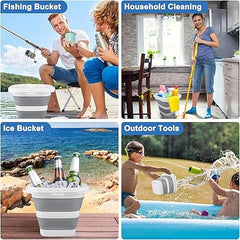Collapsible 5L Wash Bucket Multi-Use