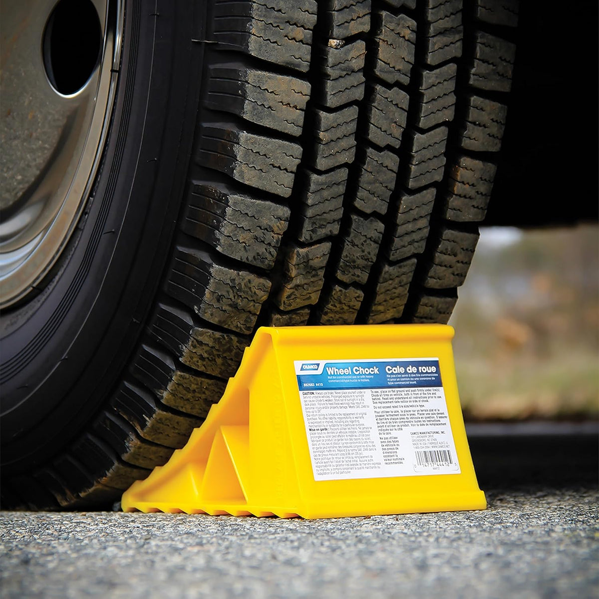 Camco Wheel Chock, Yellow - view 6