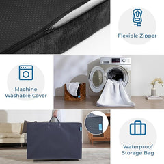 Odorless Foldable Foam Mattress 6" Single 75x25