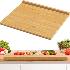 Bamboo Over-Counter Sink Cutting Board 17.3"x13.4"