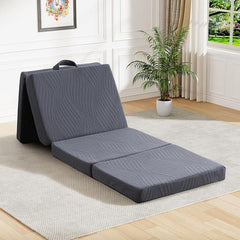 3" Foldable Waterproof Cot Mattress 72x24 Washable