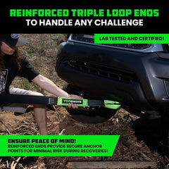Rhino USA recovery tow strap 3 in x 20 ft