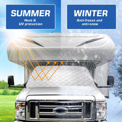 Ford E450 Class C windshield cover
