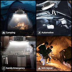 Rechargeable LED Camping Light 5000LM Transparent