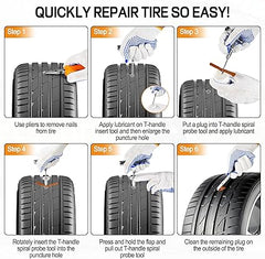Tire Repair Kit 110pc Stainless Steel