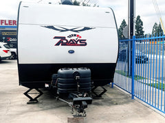 Dual 20 lb propane tank cover