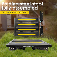 Adjustable RV step stool