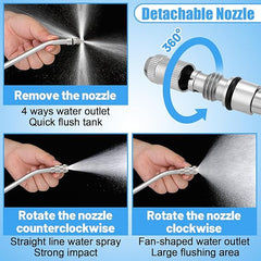 RV Water Heater Tank Rinser Flush Wand