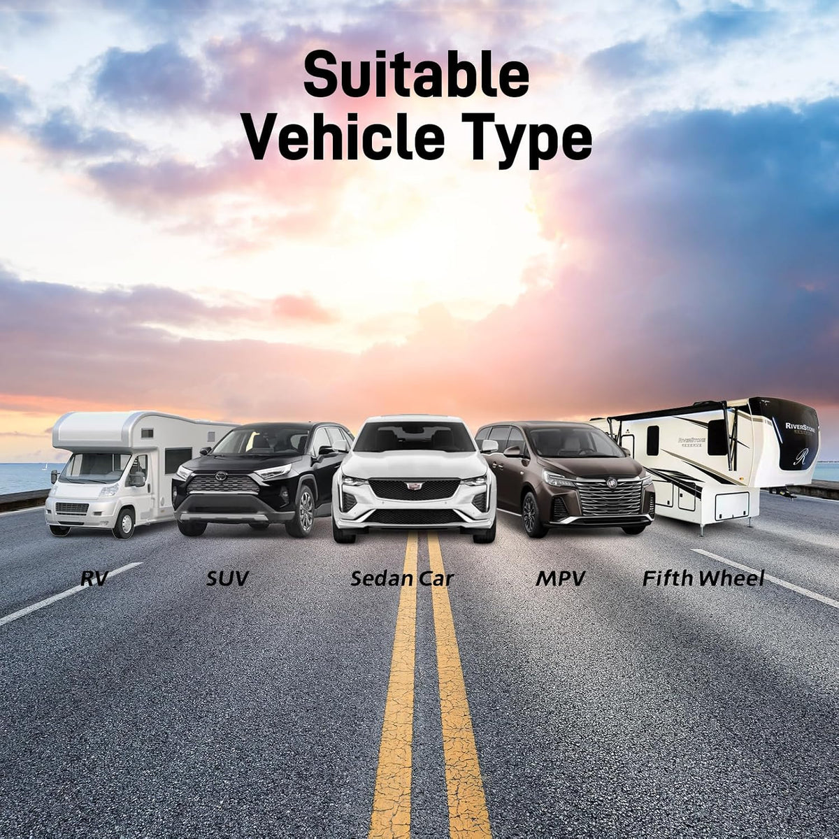Solar RV tire pressure monitoring system TM2