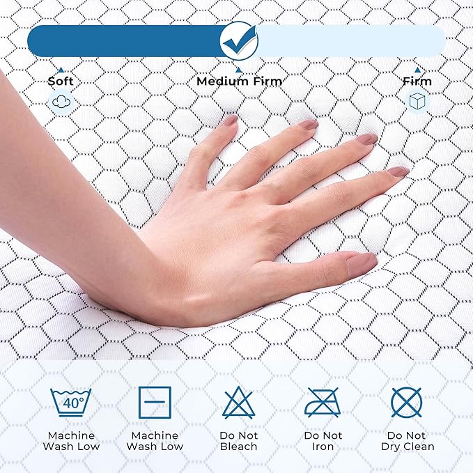 Odorless Foldable Foam Mattress 6" Single 75x25
