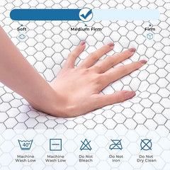 Odorless Foldable Foam Mattress 6" Single 75x25