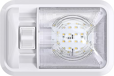 12V RV LED Ceiling Dome Light 300LM with Switch – RV Parts Giant