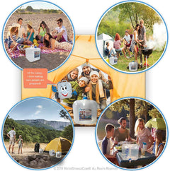 Collapsible water container 2-pack