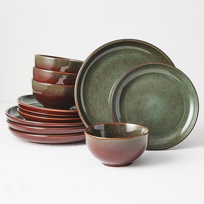 Stoneware dinnerware set service for 4 - view 2
