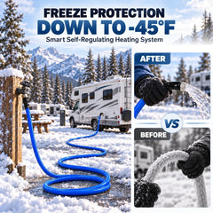 30 ft heated RV water hose