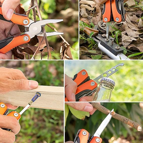 Needle Nose Pliers Multitool with Pocket Knife