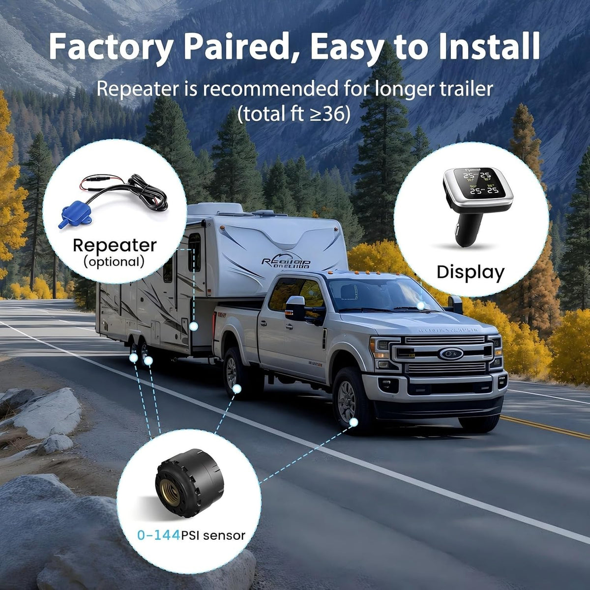 RV tire pressure monitoring system TM7
