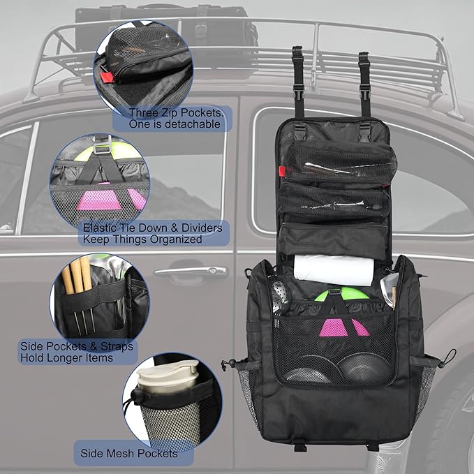 Hanging Camping Kitchen Organizer Bag Multi-Pocket
