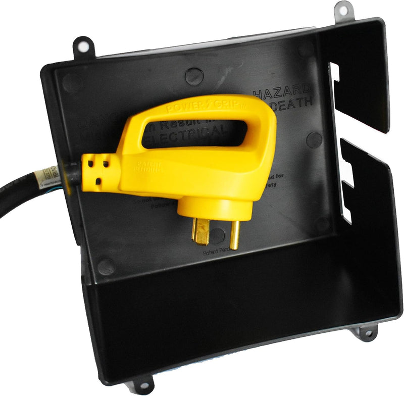 RV extension cord connection cover