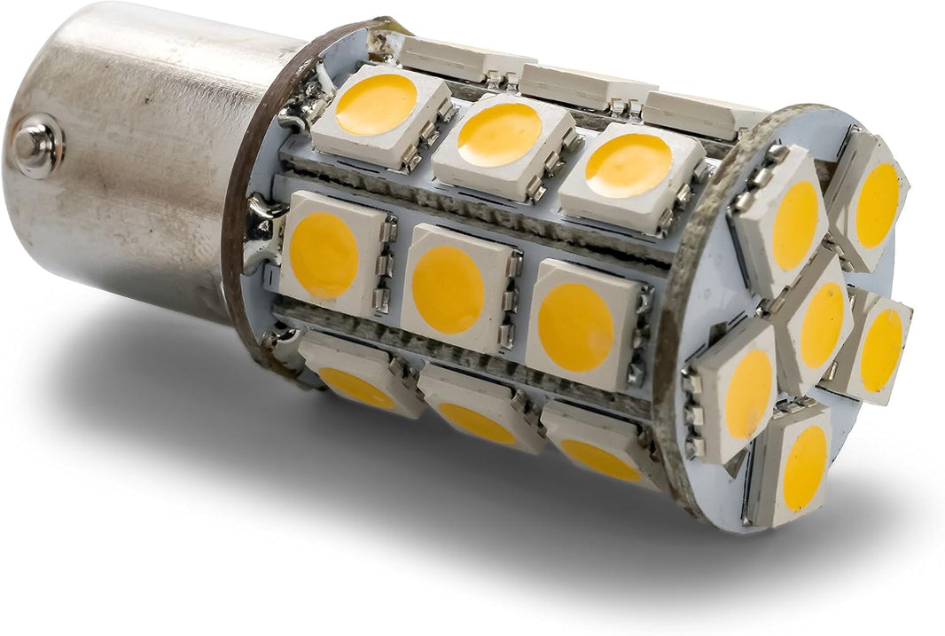 Camco LED Bulb 1156/1141 (BA15S), 27-LED, 285 Lumen