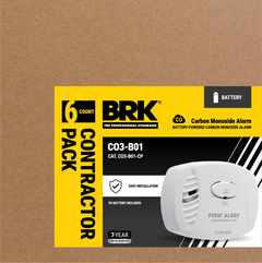 Carbon monoxide alarm 6-pack