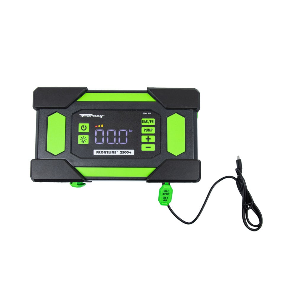 2500A jump starter with compressor