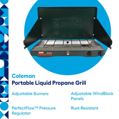 Portable propane grill