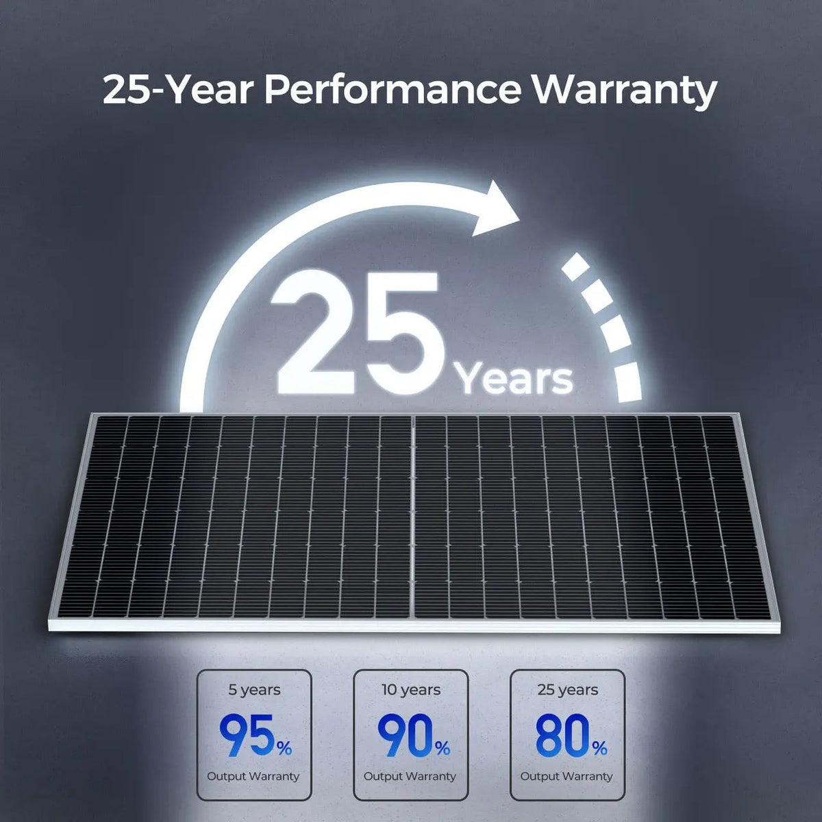 Renogy 320W bifacial monocrystalline solar panel