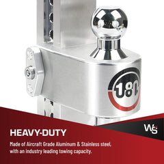 8 inch drop hitch
