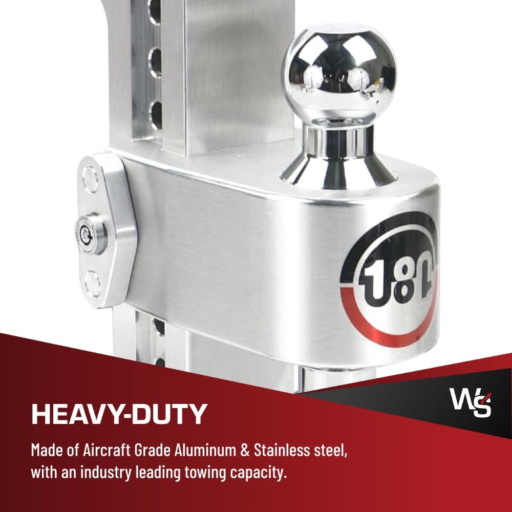 8 inch drop hitch