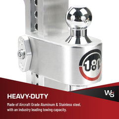 8 inch drop hitch