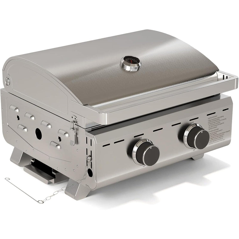 Stainless portable propane grill