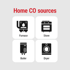 Carbon monoxide alarm 6-pack