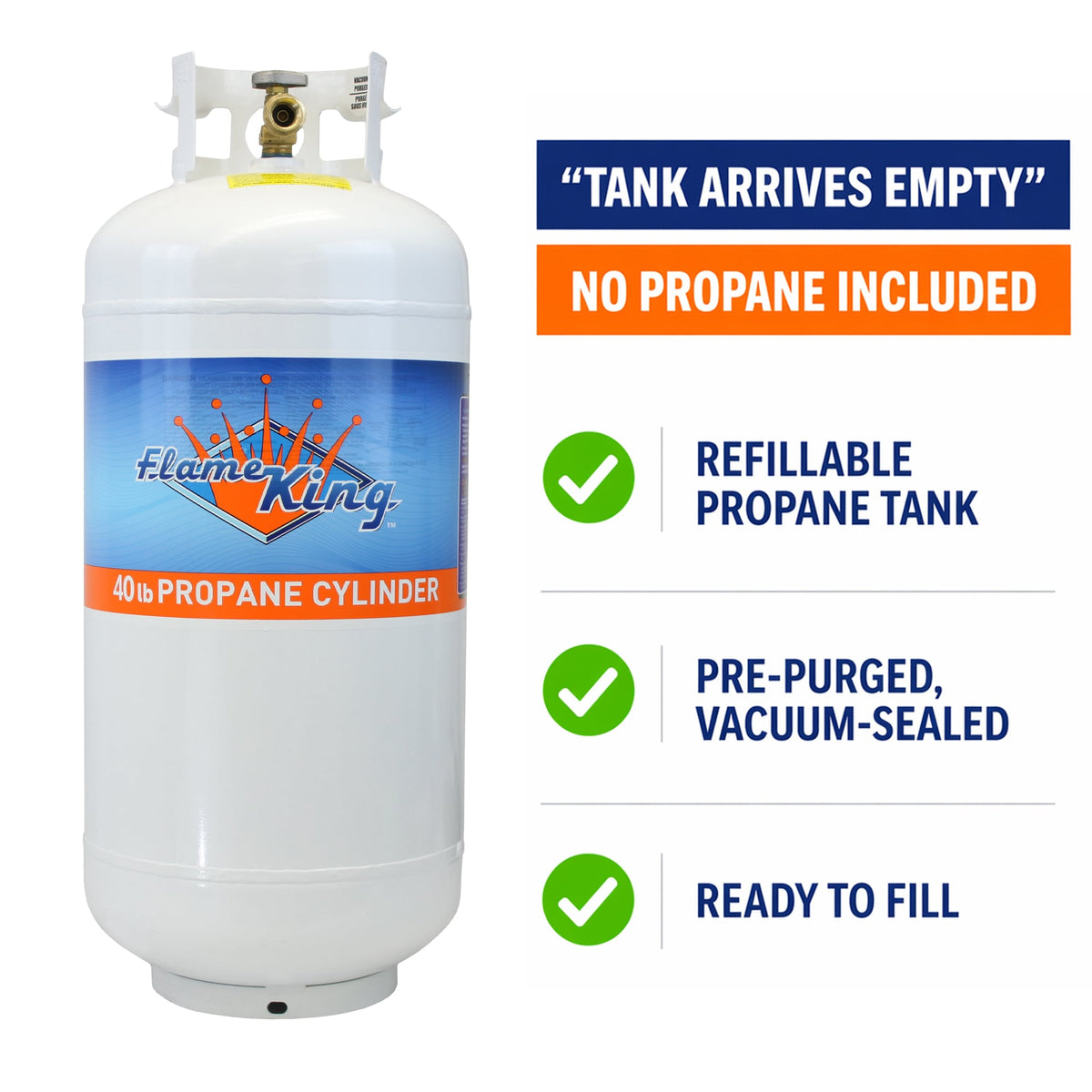 40 lb propane cylinder