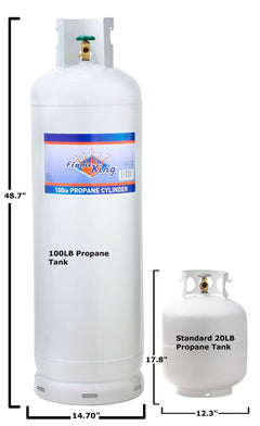 100 lb propane cylinder