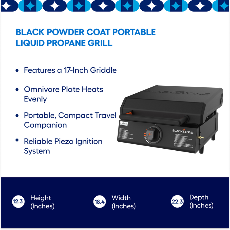 17 inch griddle with hood